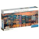 Clementoni 39897 High Quality Collection Panorama Compact puzzle - Fényes Amszterdam (1000 db)