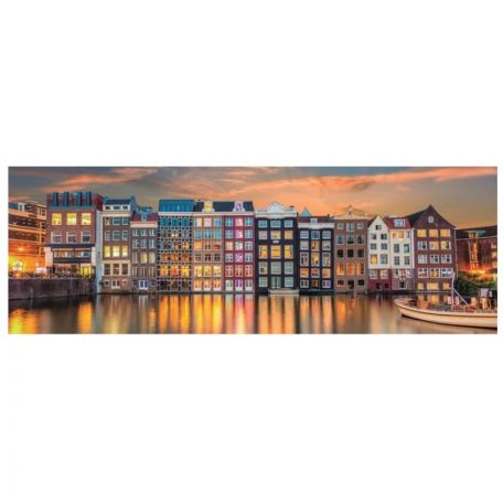 Clementoni 39897 High Quality Collection Panorama Compact puzzle - Fényes Amszterdam (1000 db)