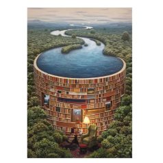   Clementoni 39949 High Quality Collection Compact puzzle - Bibliodame (1000 db)