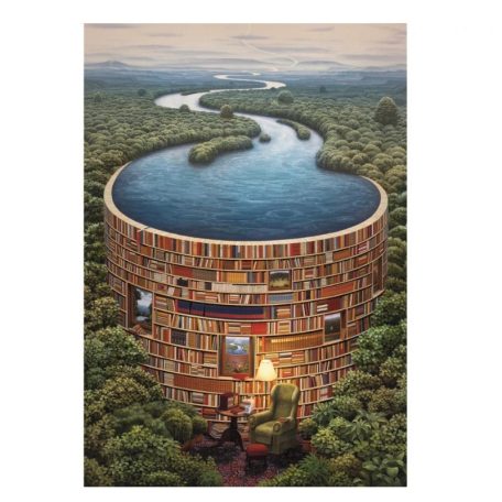 Clementoni 39949 High Quality Collection Compact puzzle - Bibliodame (1000 db)