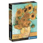Clementoni 39966 Museum Collection Compact puzzle - Van Gogh Napraforgók (1000 db)
