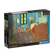   Clementoni 39968 Museum Collection Compact puzzle - Van Gogh: Hálószoba Arles-ban (1000 db)