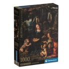 Clementoni 39976 Museum Collection Compact puzzle - Leonardo da Vinci: Sziklás Madonna (1000 db)