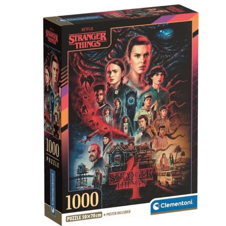 Clementoni 39980 puzzle - Stranger Things 4 (1000 db)