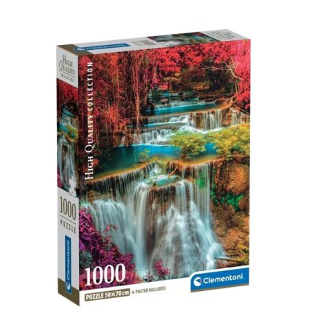 Clementoni 39984 High Quality Collection Compact puzzle - Színes thai vízesés (1000 db)