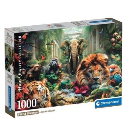 Clementoni 39987 High Quality Collection Compact puzzle - Mystic Jungle (1000 db)