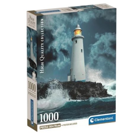 Clementoni 39991 High Quality Collection puzzle - Világítótorony a viharban (1000 db)