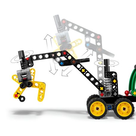 LEGO Technic 42218 John Deere 1470H kerekes betakarítógép