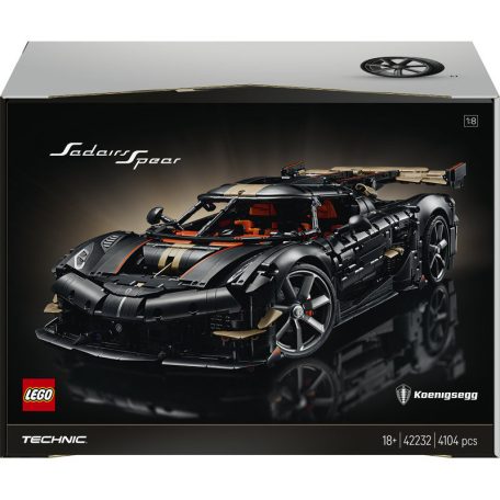 LEGO Technic 42232 Koenigsegg Sadair's Spear szuperautó