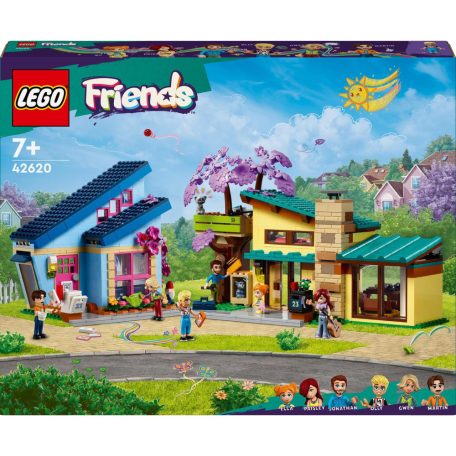 LEGO Friends 42620 Olly és Paisley családi házai