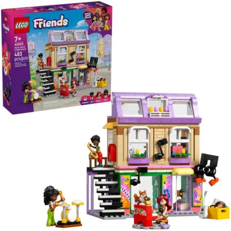 LEGO Friends 42653 Hangszerbolt és lakás