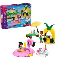   LEGO Friends 42658 Medencés buli flamingóval és egyszarvúval