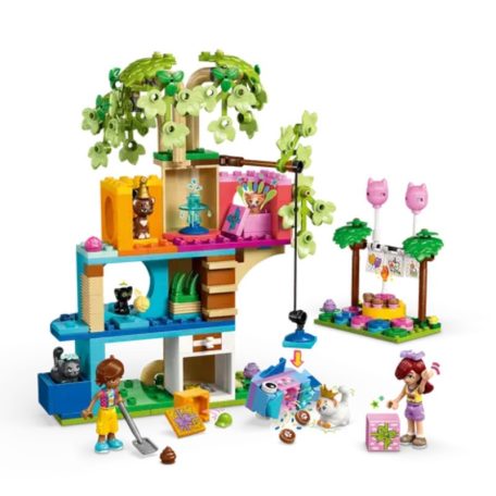 LEGO Friends 42666 Születésnapi cicazsúr és lombházcicáknak