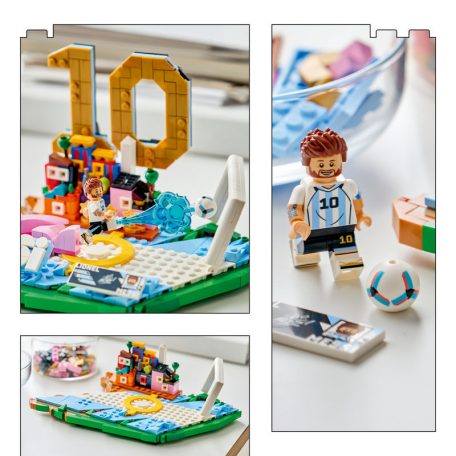 LEGO Editions Football 43011 Lionel Messi - A futball legjobb pillanatai