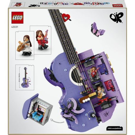 LEGO Editions Music 43031 Olivia Rodrigo kettős stílusú gitárja