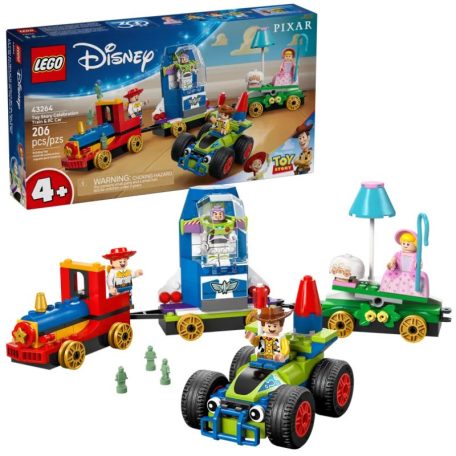 LEGO Disney Pixar 43264 Toy Story ünnepi vonat és RC versenyautó