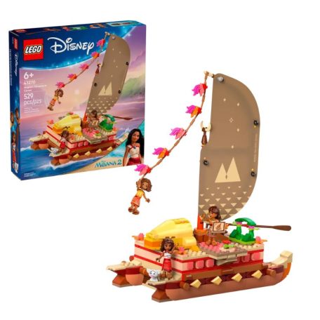 LEGO Disney Princess 43270 Vaiana kalandokkal teli kenuja
