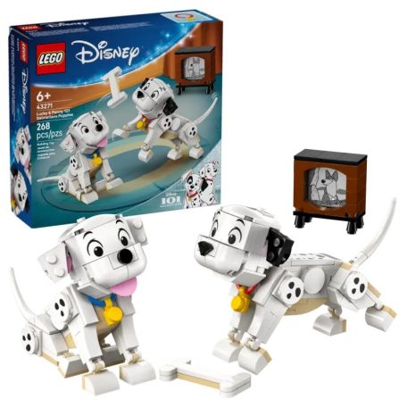LEGO Disney 43271 101 kiskutya: Kuksi és Pelyhes dalmatakölykök