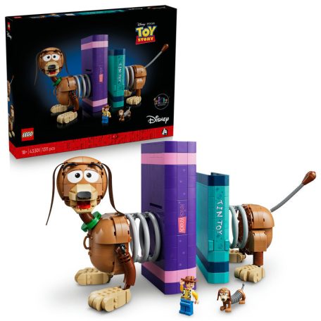 LEGO Disney Pixar 43301 Toy Story: Slinky kutya könyvtámasz