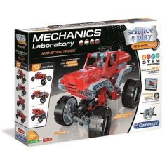   Clementoni Tudomány és játék 50147 Mechanikus műhely - Monster Trucks