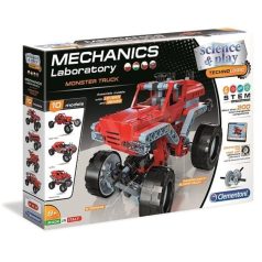   Clementoni 50147 Tudomány és játék - Mechanikus műhely - Monster Trucks