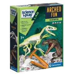   Clementoni Tudomány és játék Archeofun - Világító Velociraptor