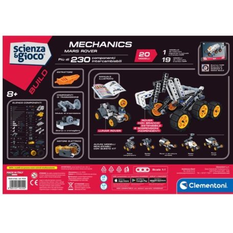 Clementoni 50221 Tudomány és játék - NASA Mars Rover