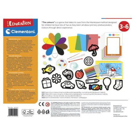 Clementoni 50222 Montessori A színek felfedezése fejlesztőjáték