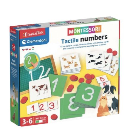 Clementoni 50223 Montessori Tapintható számok fejlesztő és oktatójáték