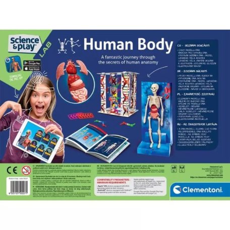 Clementoni 50227 Tudomány és játék - Varázslatos emberi test