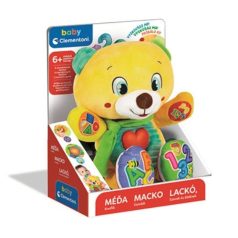 Baby Clementoni Interaktív plüss maci - Mackó Lackó