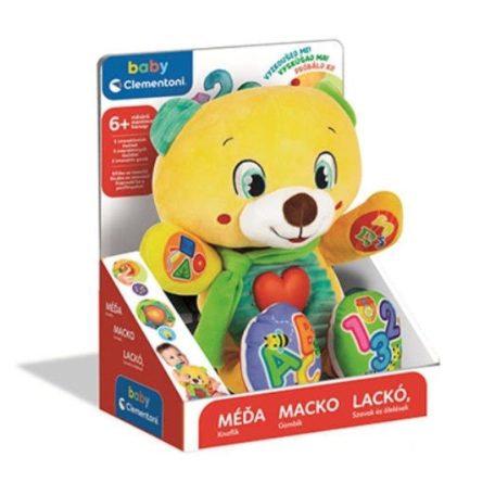 Baby Clementoni Interaktív plüss maci - Mackó Lackó