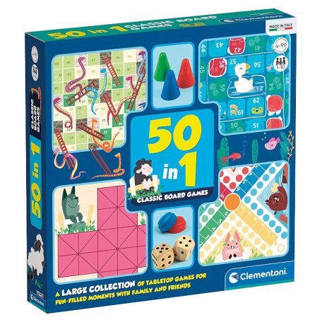 Clementoni 50724 50 az 1-ben társasjáték szett