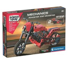   Clementoni Tudomány és Játék 50813 Mechanikus műhely - Roadster & Dragster