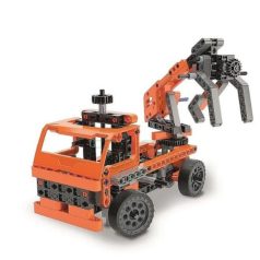   Clementoni 50816 Tudomány és játék - Mechanikus műhely - 10 Teherautó építőjáték szett