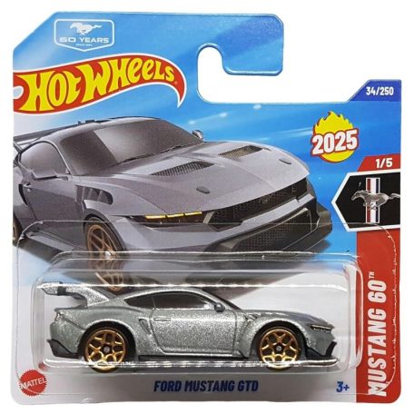 Hot Wheels 1:64 kisautók Mustang 60 1/5 Ford Mustang GTD 34/250