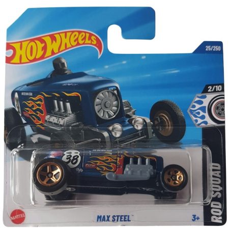 Hot Wheels 1:64 kisautók Rod Squad 2/10 Max Steel 25/250