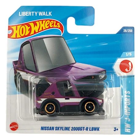 Hot Wheels 1:64 kisautók HW J-Imports 1/5 Nissan Skyline 2000GT-R LBWK 26/250