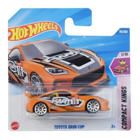 Hot Wheels 1:64 kisautók Compact Kings 1/10 Toyota GR86 Cup