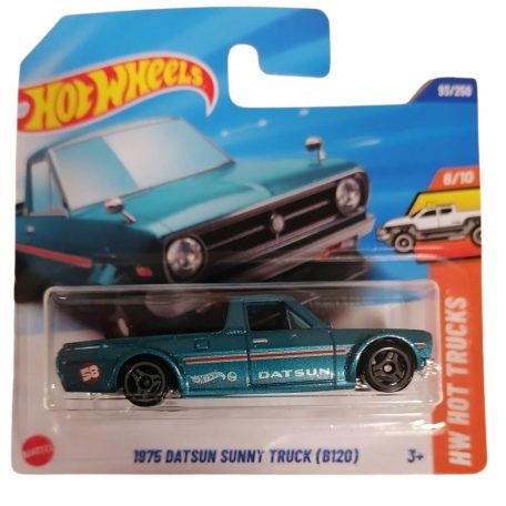 Hot Wheels 1:64 kisautók HW Hot Trucks 6/10 1975 Datsun Sunny Truck (B120)
