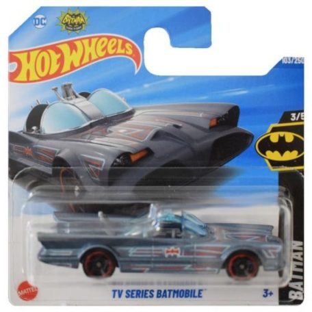 Hot Wheels 1:64 kisautók Batman 3/5 Tv Series Batmobile 103/250