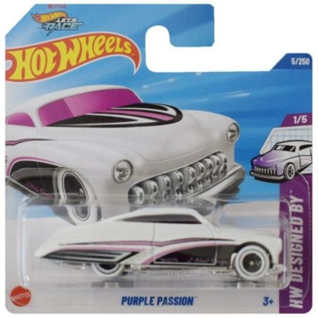 Hot Wheels 1:64 kisautók Designed By 1/5 Purple Passion 5/250
