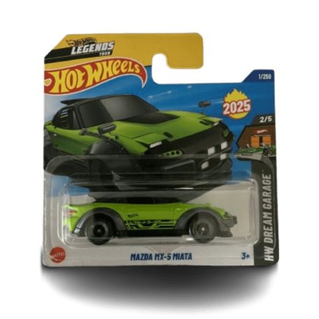 Hot Wheels 1:64 kisautók Dream Garage 2025 2/5 Mazda MX-5 Miata 1/250