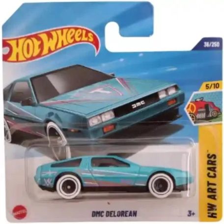 Hot Wheels 1:64 kisautók HW Art Cars 5/10 DMC Delorean 36/250