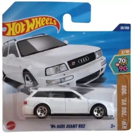Hot Wheels 1:64 kisautók '70S vs. '90S 2/10 '94 Audi Avant RS2 29/250
