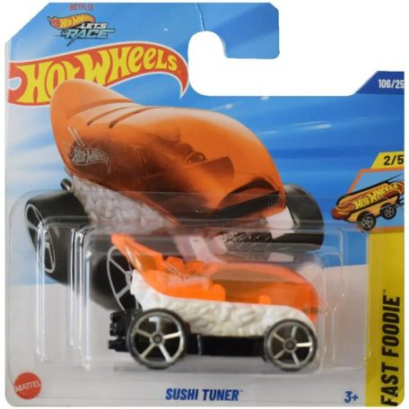 Hot Wheels 1:64 kisautók Fast Foodie 2/5 Sushi Tuner 106/250