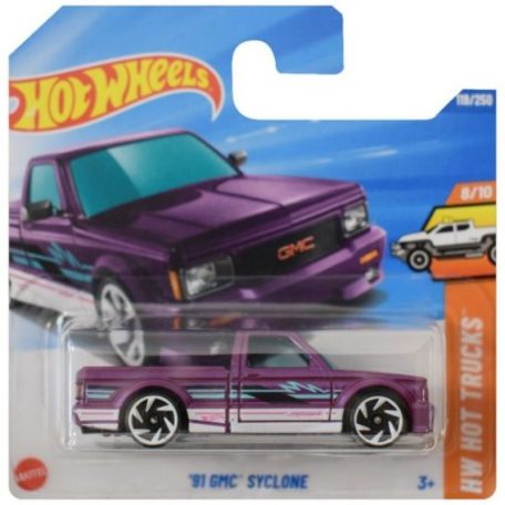 Hot Wheels 1:64 kisautók HW Hot Trucks 8/10 '91 GMC Syclone 119/250
