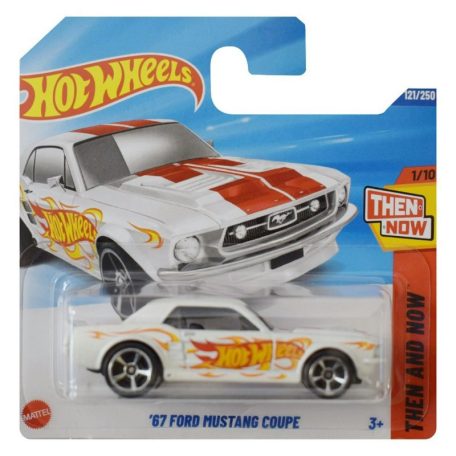 Hot Wheels 1:64 kisautók Then And Now 1/10 '67 Ford Mustang Coupe 121/250