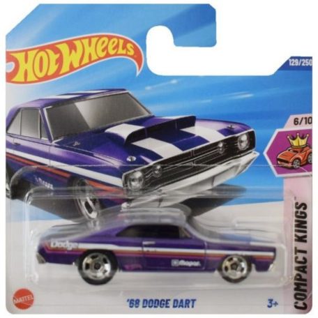 Hot Wheels 1:64 kisautók Compact Kings 6/10 '68 Dodge Dart 129/250
