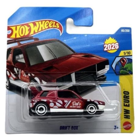Hot Wheels HW Euro kisautó 1/10 - Drift Box 65/250 (1:64)